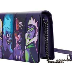 Disney Villain Loungefly Dark Crossbody Bag NWT